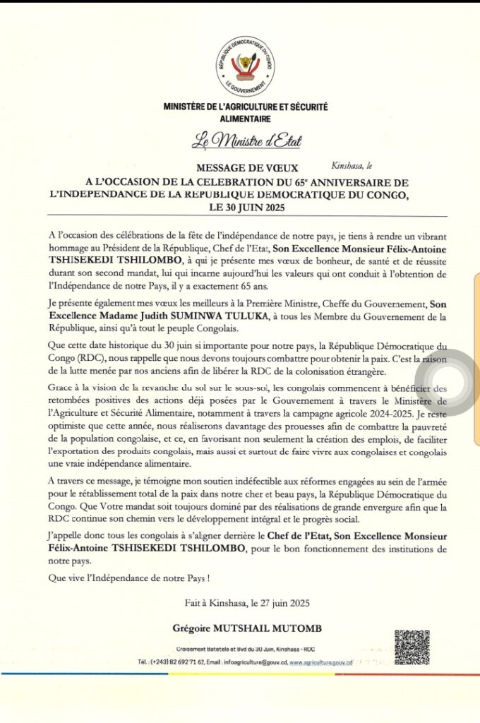Screenshot_20250630-185108-680x1024 65e Célébration de l'indépendance de la RDC : le ministre de l'Agriculture optimiste pour la « vraie indépendance alimentaire »